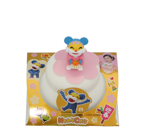 楽天市場 越後製菓 お鏡餅 丸餅入り ニャンちゅう飾り 66g お供え餅 代引き不可 卸価格 特価 みぞたオンラインストア楽天市場店