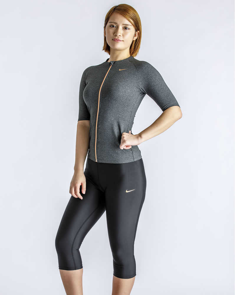 楽天市場 レディース フィットネス水着 セパレート フルジップ 女性 Nike ナイキ 09 水着屋