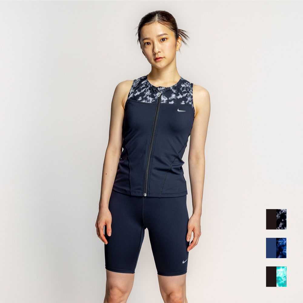 【1回使用 美品 即日発送】NIKEフィットネス水着 セパレート XL 青 NIKE レディース フィットネス水着 セパレート 女性 ナイキ