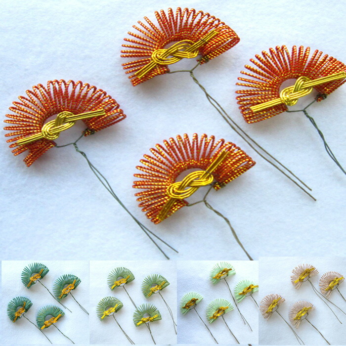 楽天市場】水引飾り 水引パーツ 平松飾り オリジナ製作品のパーツ 4個