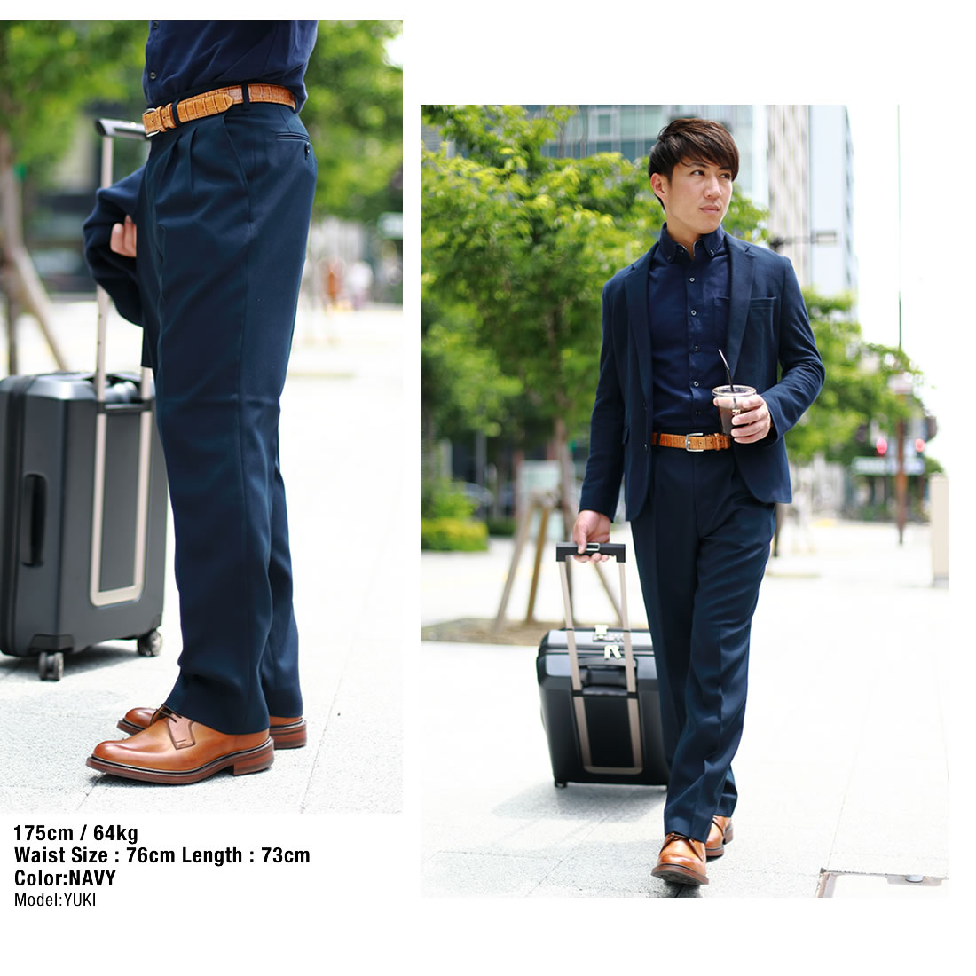 楽天市場 ツータックスラックスパンツ 春夏秋冬 選べる股下サイズ 67cm 70cm 73cm 家庭で洗濯可能 モノトーン ビジネス オフィス ウォッシャブル 洗える Pants メンズ Peter Luger ピーター ルーガー ブラック ネイビー 誕生日 プレゼント Mizujin Onlineメンズ