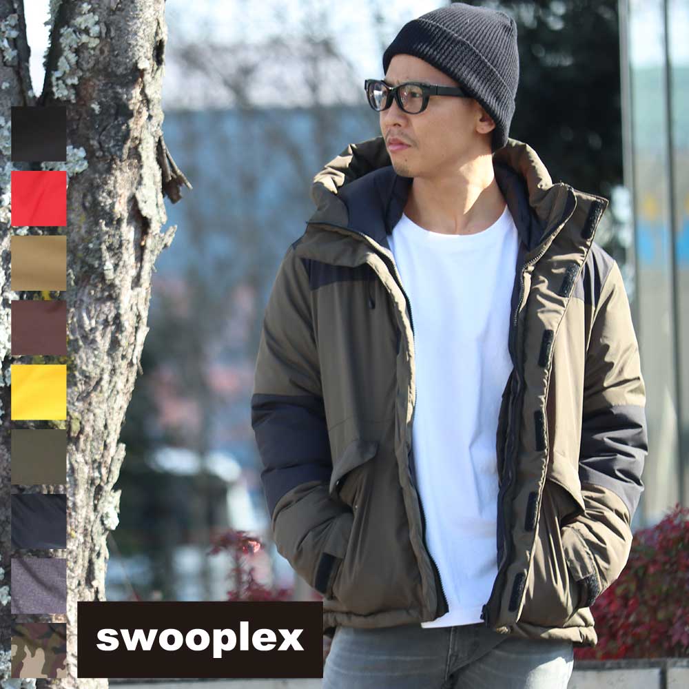 楽天市場 綿タッチポリ中綿マウンテンパーカー Swooplex スープレックス ユニセックス 秋冬 M L Ll カジュアル メンズ ブランド 10代 代 30代 40代 ブラック レッド ベージュ ブラウン イエロー カーキ ネイビー 杢グレー カモフラ Mizujin Onlineメンズ セレクトshop