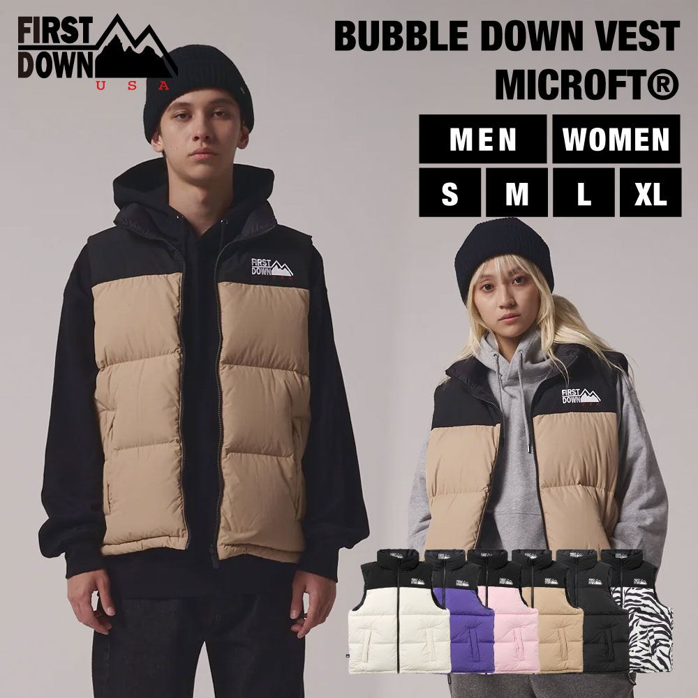 【堅苦しさ】 大売り出し 40% OFF 一塁手落ちこむ USA バブルダウンベスト マイクロホン屋根裏部屋 | BUBBLE DOWN VEST MICROFT? メンズ レディース 25aw FALL WINTER