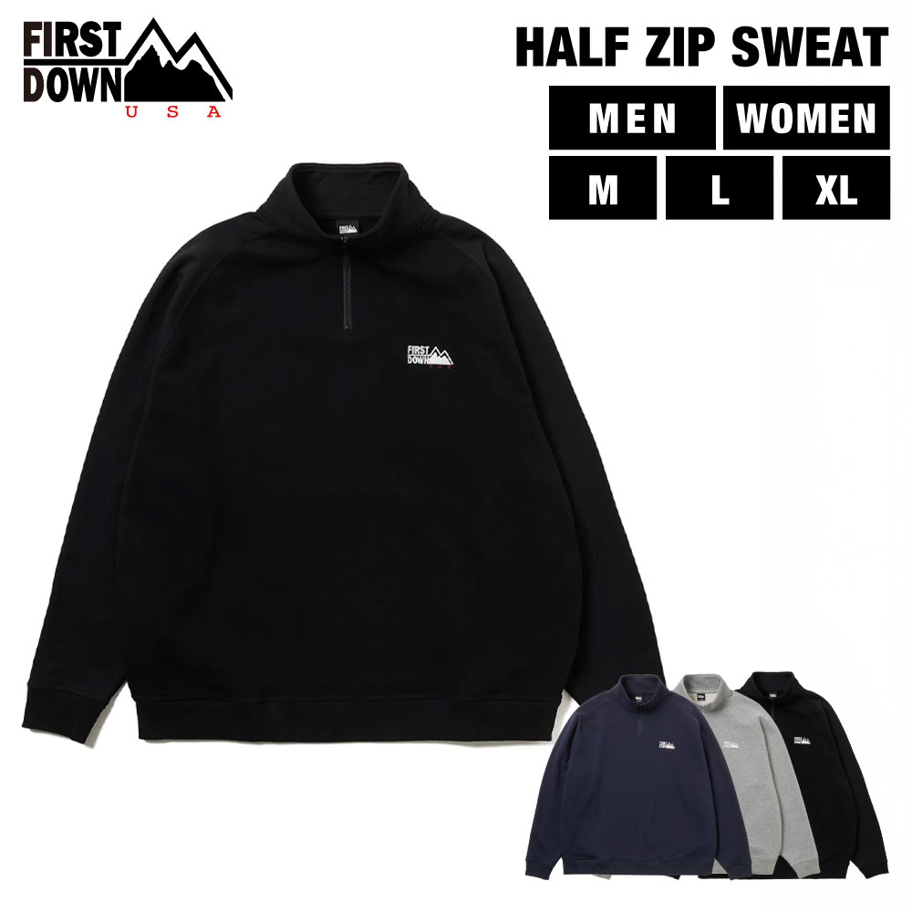 【堅苦しさ】 一塁手落ちこむ USA ハーフジップ 汗水 | HALF ZIP SWEAT メンズ レディース 25aw FALL WINTER