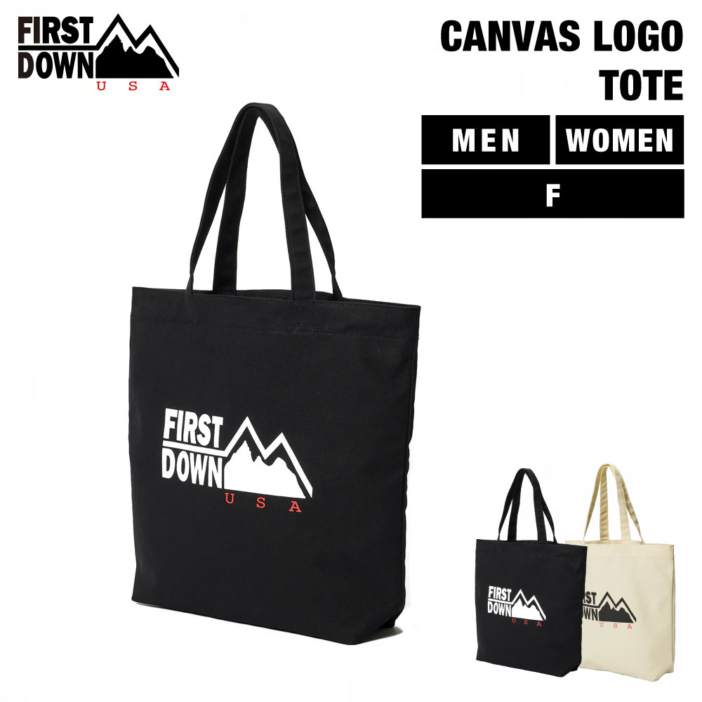 【公式】 ファーストダウン USA キャンバスロゴトート | CANVAS LOGO TOTE メンズ レディース 25ss SPRING