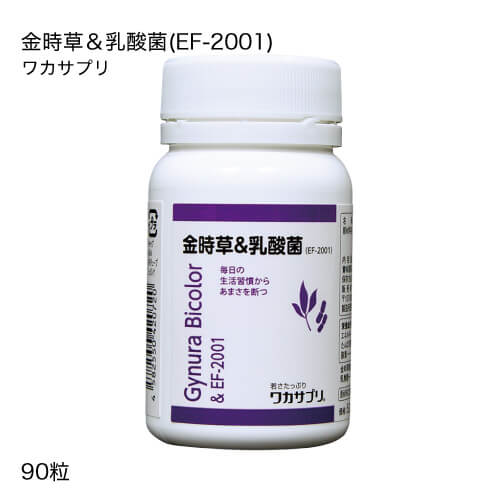 ワカサプリ 金時草 & 乳酸菌 90粒