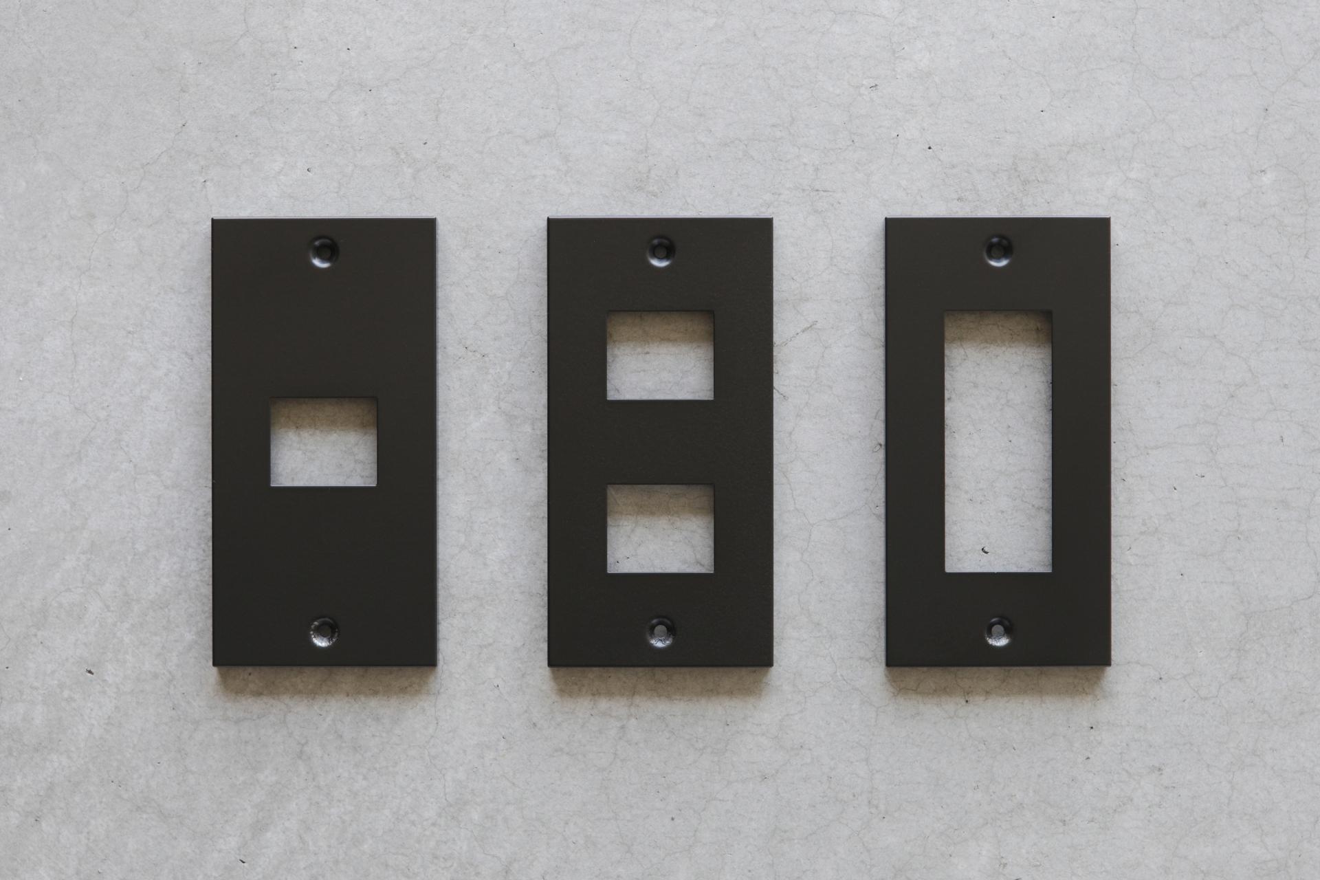 送料無料 スイッチカバー スイッチプレート コンセントプレート 1口 2口 3口 真鍮 ブラス おしゃれ 超目玉 シンプル コンセントカバー 電気 交換 デザイン 1穴 リノベーション 2穴 3穴 住宅