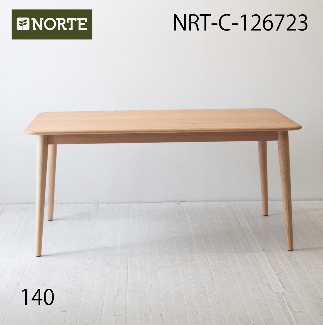 【楽天市場】北欧 ダイニングテーブル NRT-135T-501494 オーク材 