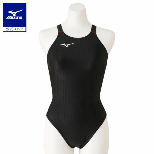 新品タグ付き　ミズノ　競泳水着　L　 ハイカット　ブルーオウ　日本製 MIZUNO Lサイズ 競泳水着 ハイカット レディース ミズノ