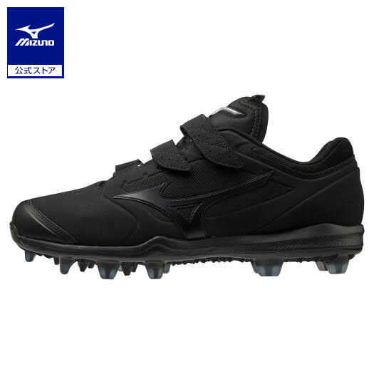 【MIZUNO　PRO　ミズノプロ スパイクシューズ 28cm ブラック】 ミズノ（MIZUNO） 野球スパイク ミズノプロ 黒 金具 一般 PS2