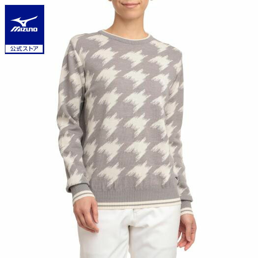 楽天市場 ミズノ公式 ブレスサーモニットクルーネックセーター レディース グレー ミズノ公式通販 楽天市場店