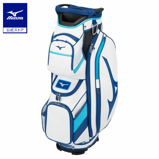MIZUNOゴルフ キャディーバッグ ツアーシリーズ メンズ ホワイト×ネイビー MIZUNO GOLF ミズノ ゴルフ ツアーシリーズ スリム スタンド