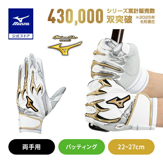 楽天市場】野球 ミズノプロ バッティンググローブ 大人 シリコンパワー