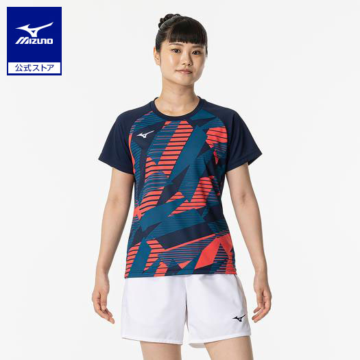 ミズノ　ゲームシャツ(ラケットスポーツ)レディース　Lサイズ MIZUNO ミズノ公式 ゲームシャツ ラケットスポーツ レディース