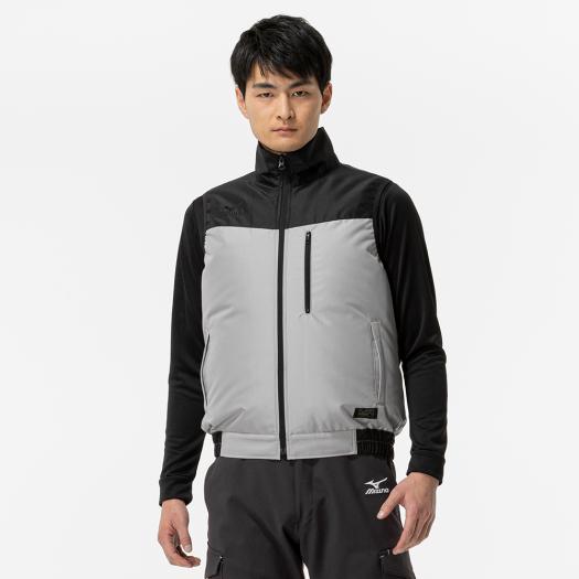 MIZUNO エアリージャケットTOUGH フルハーネス対応 アロイグレー XL エアリージャケットTOUGH＜フルハーネス対応＞(ファン