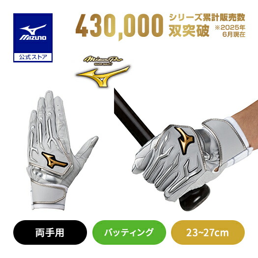 楽天市場】ミズノ公式限定 野球 ミズノプロ バッティンググローブ 大人