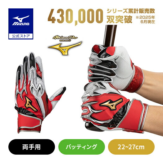 楽天市場】野球 ミズノプロ バッティンググローブ 大人 シリコンパワー