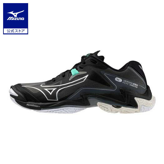 Mizunoライトニング　 バレーボールシューズ ホワイト/ブラック/グリーン MIZUNO 送料無料 バレーボールシューズ ミズノ メンズ