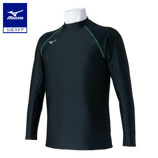 み 楽天市場】ミズノ公式 ラッシュガード 長袖 ユニセックス ネイビー
