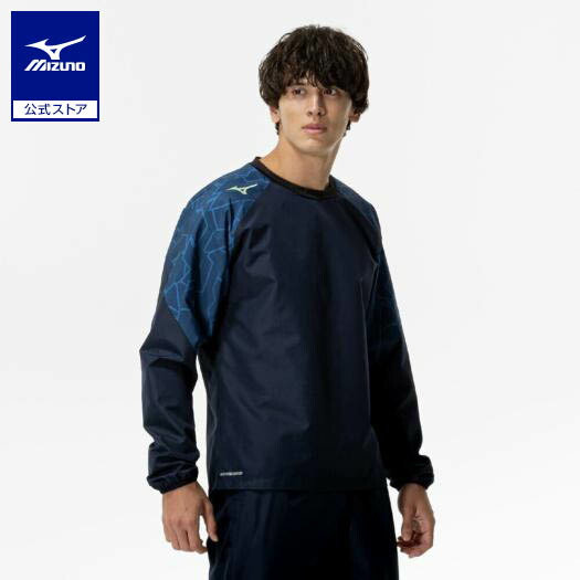 楽天市場】ミズノ公式 ピステシャツ メンズ ドレスネイビー