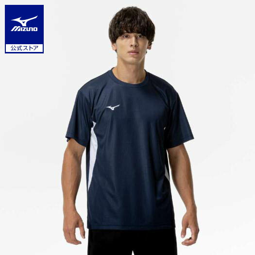 楽天市場】ミズノ公式 ナビドライTシャツ 半袖/丸首 メンズ ブラック