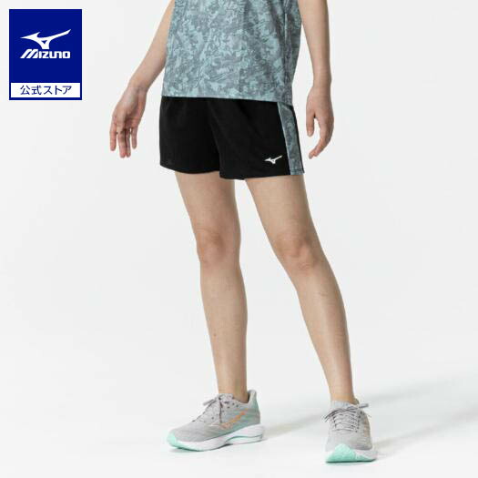 ミズノ公式 【汗処理/通気】ドライエアロフローショートパンツ レディース ブラック クリアランス トレーニングウェア