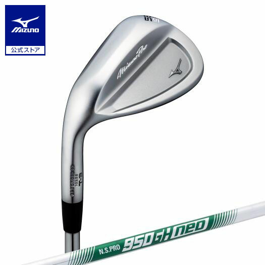 ミズノ公式 Mizuno Pro T-3 ウエッジ/左用 ホワイトサテンブラッシュ仕上げ N.S.PRO 950 GH neo スチールシャフト付 メンズ
