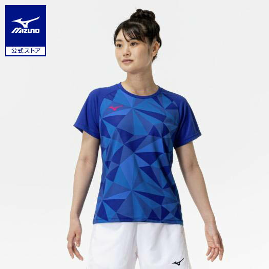 ミズノ　ゲームシャツ(ラケットスポーツ) レディース　Ｌサイズ MIZUNO ミズノ公式 ゲームシャツ ラケットスポーツ レディース