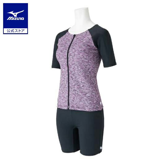 XL 新品 2025モデル MIZUNO フィットネス水着 ボタン付 セパレーツ MIZUNO レディース フィットネス水着 セパレート mizuno ミズノ 2025年