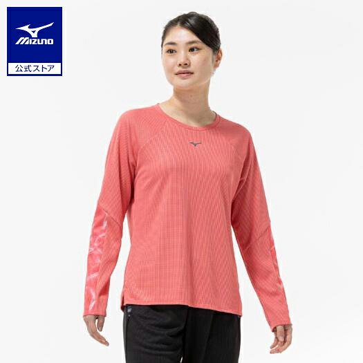 楽天市場】ミズノ公式 ソフトドライクロップドTシャツ 長袖 レディース