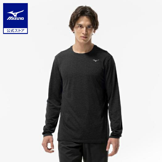 楽天市場】ミズノ公式 ソフトドライTシャツ 長袖 メンズ ブラック