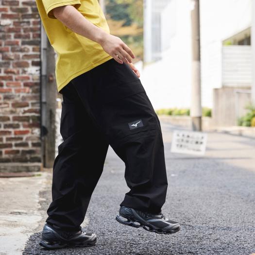 ミズノ公式 ルーズフィットロングパンツ ユニセックス ブラック FREESTYLE トレーニングウェア
