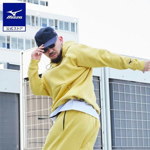 ミズノ公式 ルーズフィットスウェットフーディ ユニセックス ミステッドイエロー杢 FREESTYLE トレーニングウェア