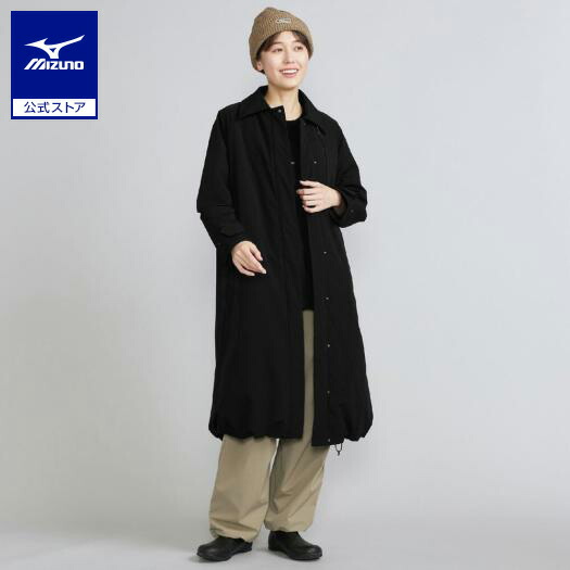 ■着用1回最終セール！■Mizuno ブラック ハーフコート sh_b2mec72009.jpg
