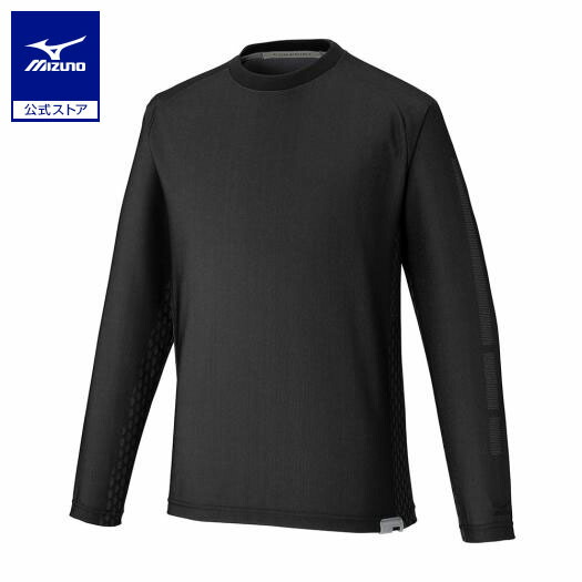 ミズノ公式 ダブルラッセルジャガードロングスリーブTシャツ ワーキング ユニセックス グレー