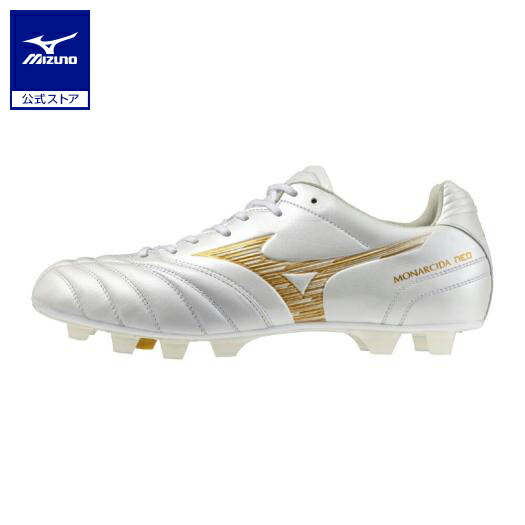 ミズノ公式 モナルシーダNEO III WIDE ELITE サッカー/フットボール ユニセックス スーパーホワイトパール&times;ゴールド｜ミズノ公式オンライン 店