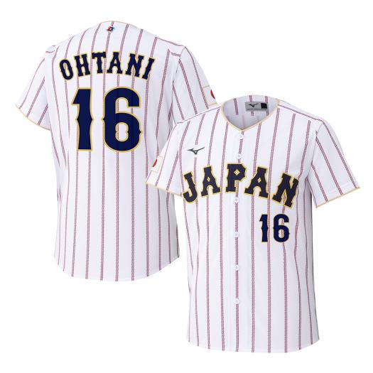 大谷翔平 レプリカ ユニフォーム ホーム 選手名 番号入り 2026 WORLD BASEBALL CLASSIC TM ミズノ公式 ミズノ MIZUNO 侍ジャパン レプリカユニフォーム 大谷