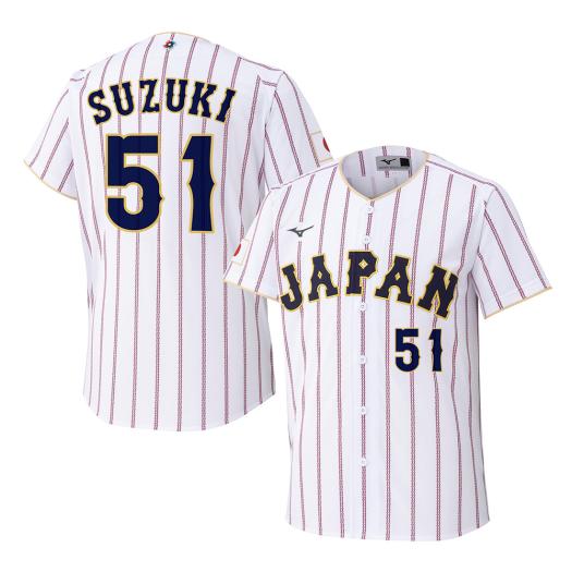 鈴木誠也 レプリカ ユニフォーム ホーム 選手名 番号入り 2026 WORLD BASEBALL CLASSIC TM ミズノ公式 ミズノ MIZUNO 侍ジャパン レプリカユニフォーム 鈴木