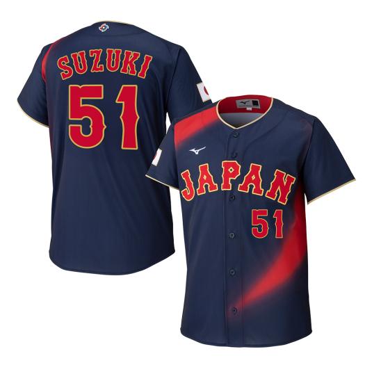 鈴木誠也 レプリカ ユニフォーム ビジター 選手名 番号入り 2026 WORLD BASEBALL CLASSIC TM ミズノ公式 ミズノ MIZUNO 侍ジャパン レプリカユニフォーム 鈴木