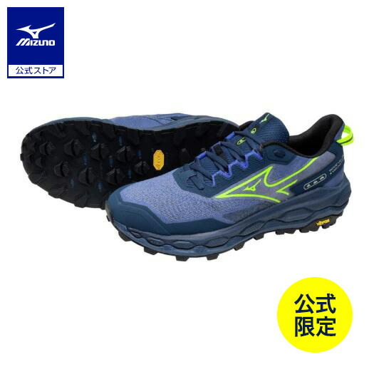 返品無料 ミズノ公式 直営店限定カラー WAVE MUJIN 11 トレイル メンズ ネイビーxイエローxブルー J1GJ257051 11,715円
