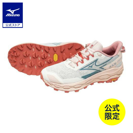 返品無料 ミズノ公式 直営店限定カラー WAVE MUJIN 11 トレイル レディース ホワイトxグリーンxピンク J1GK257071