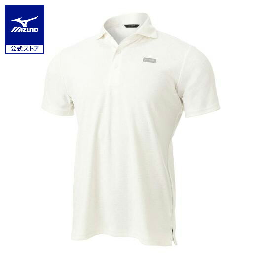 ミズノ公式 ゴルフウェア MIZUNOモノグラムジャカード半袖シャツ メンズ ホワイト 15,840円
