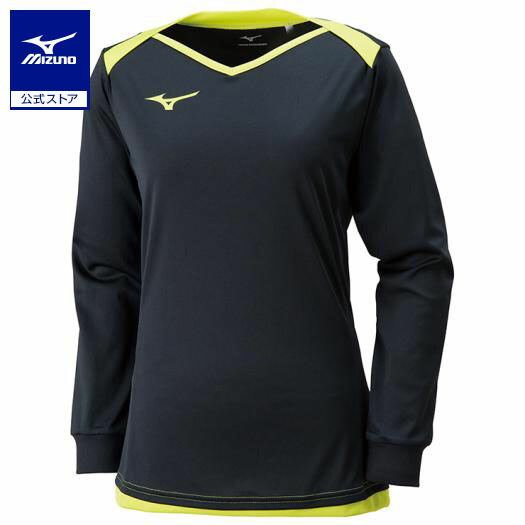 MIZUNO　プラクティスシャツ　長袖　練習着　バレーボール 楽天市場】ミズノ公式 プラクティスシャツ 長袖 レディース ブラック