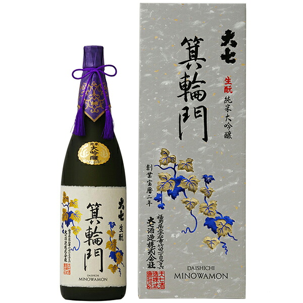 大七　箕輪門　純米大吟醸　1800ML｜リカーショップとめ　水の里店