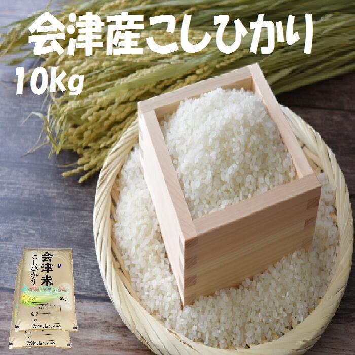 会津産　5kgX2　10kg　こしひかり　コシヒカリ　令和6年産　　（送料九州地方６００円）　農家が食べるおいしいお米！　福島　福島産　のし　熨斗　お歳暮