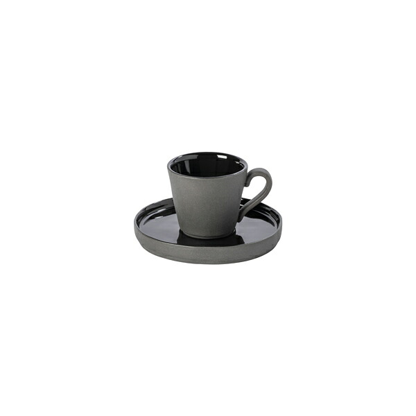 COSTA NOVA コスタ・ノバ LAGOA ラゴア エコグレス　コーヒーカップ&ソーサー　ブラック 【2個セット】 5,942円