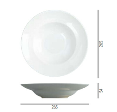 Saturniaのイタリア製食器 [サタルニア] ナポリ パスタどんぶり鉢※26珊【6枚書き割り】