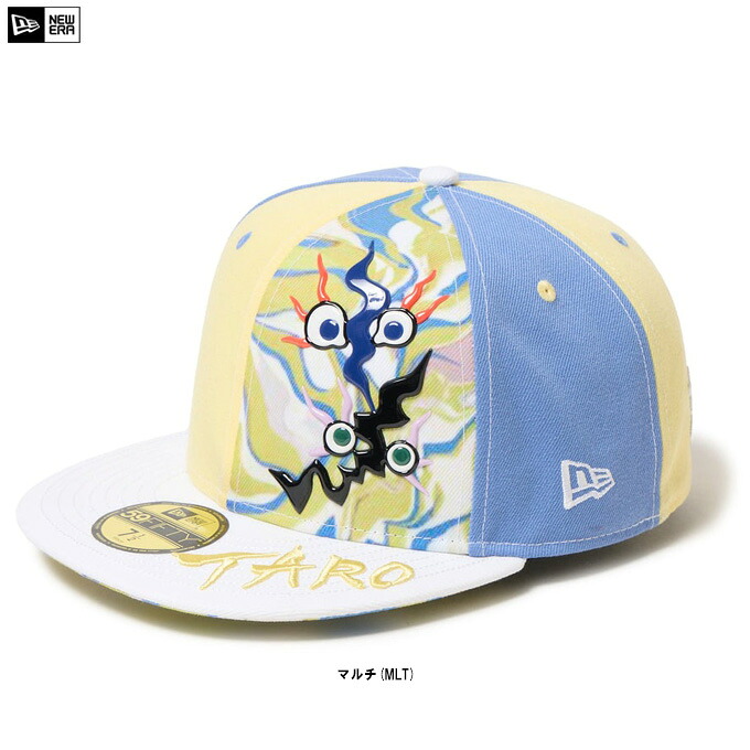 NEW ERA（ニューエラ） 59FIFTY OKAMOTO TARO みつめあう愛 （14683818） （スポーツ/野球/ベースボール/トレーニング/カジュアル/キャップ/帽子/大人用/一般用）
