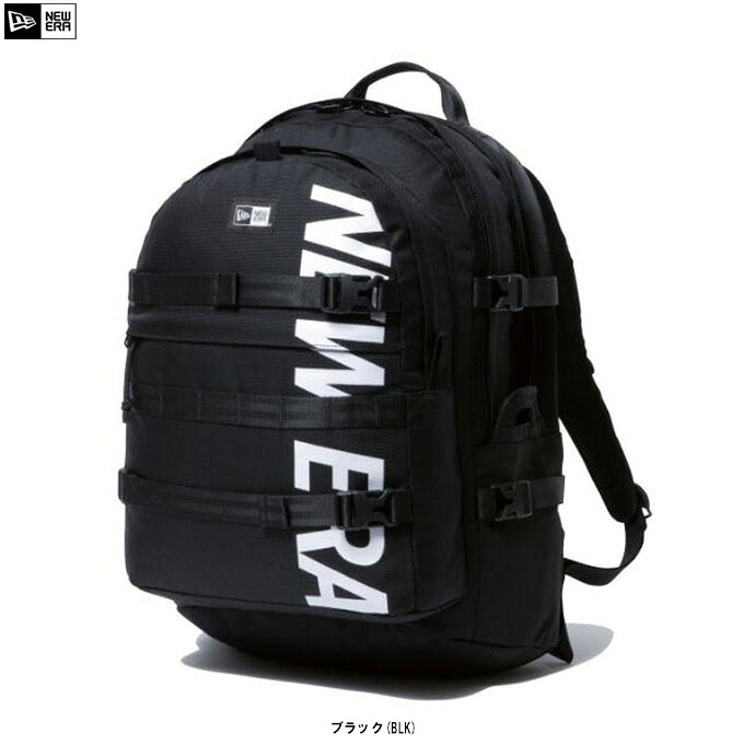 NEW ERA（ニューエラ） キャリアパック プリントロゴ 35L （14521347） （スポーツ/トレーニング/フィットネス/アウトドア/リュックサック/かばん/鞄/バッグ/PC収納可/部活/通勤/通学/一般用）