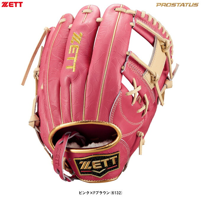 【右投げのみ】ZETT（ゼット） 限定 軟式用グラブ プロステイタス 今宮モデル 母の日モデル （BRGB30376M） （PROSTATUS/野球/グローブ/二塁手用/遊撃手用/セカンド/ショート/内野手用/軟式グラブ/今宮選手モデル/右投げ用/大人用/一般用）
